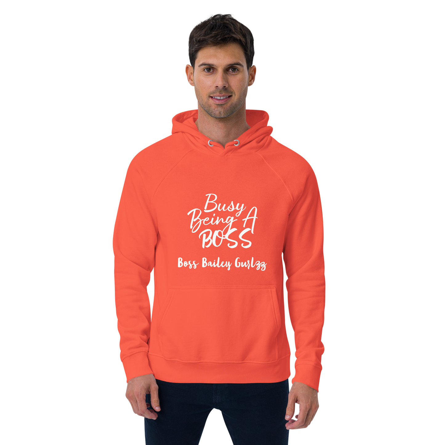 Boss Bailey Gurlzz Unisex eco raglan hoodie