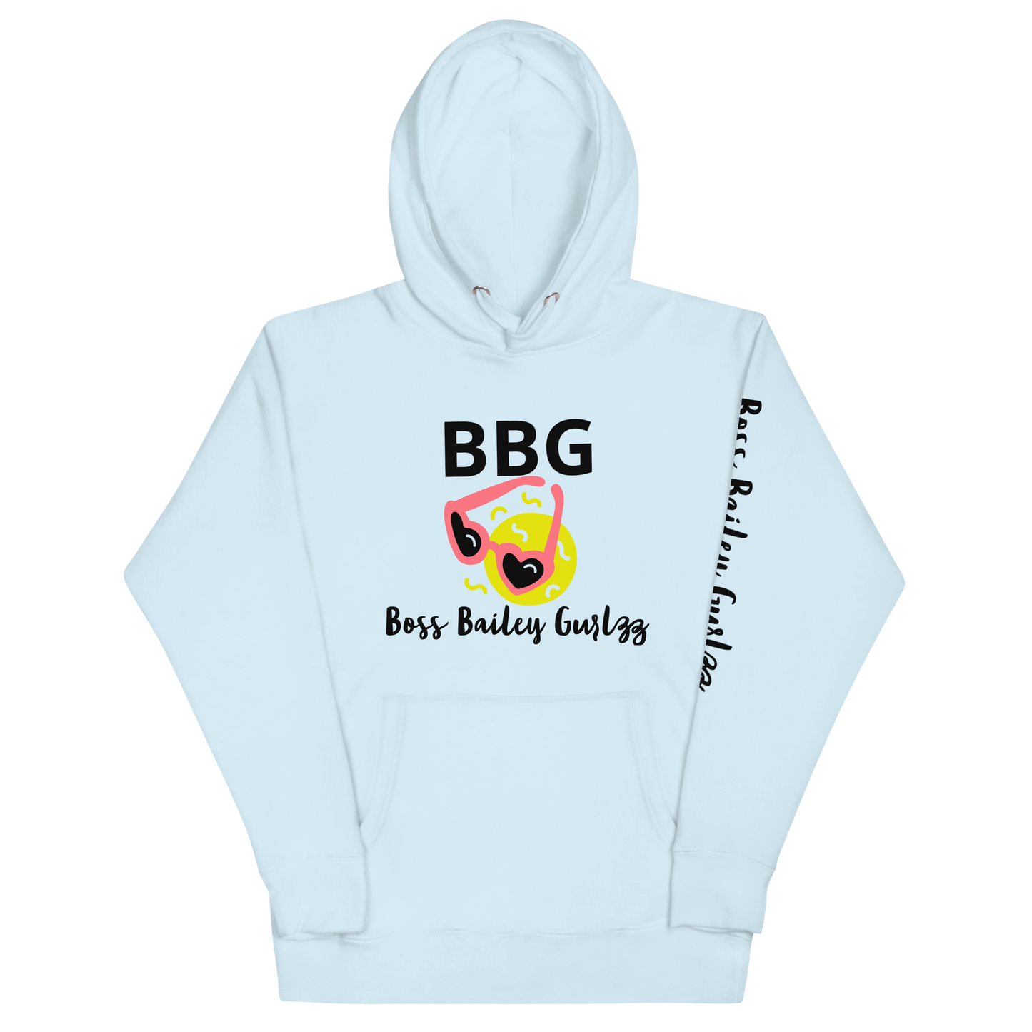 Boss Bailey Gurlzz Sunglasses Emoji Unisex Hoodie