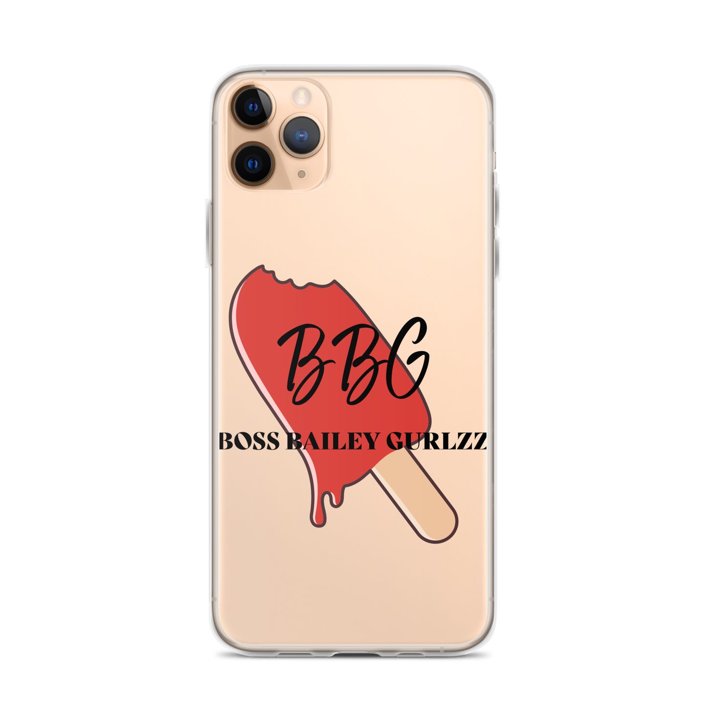 Boss Bailey Gurlzz iPhone Clear Case