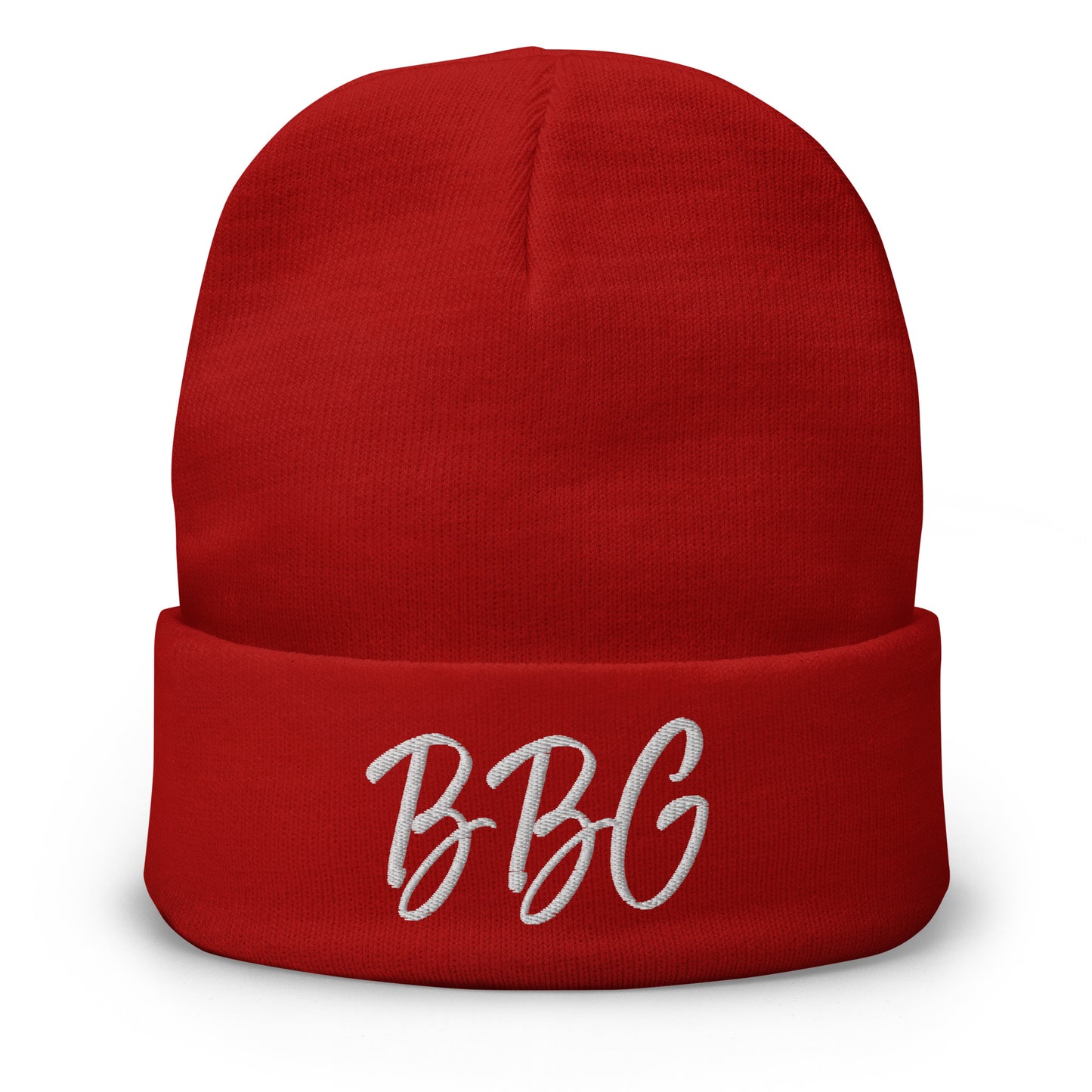 Boss Bailey Gurlzz Red Embroidered Beanie