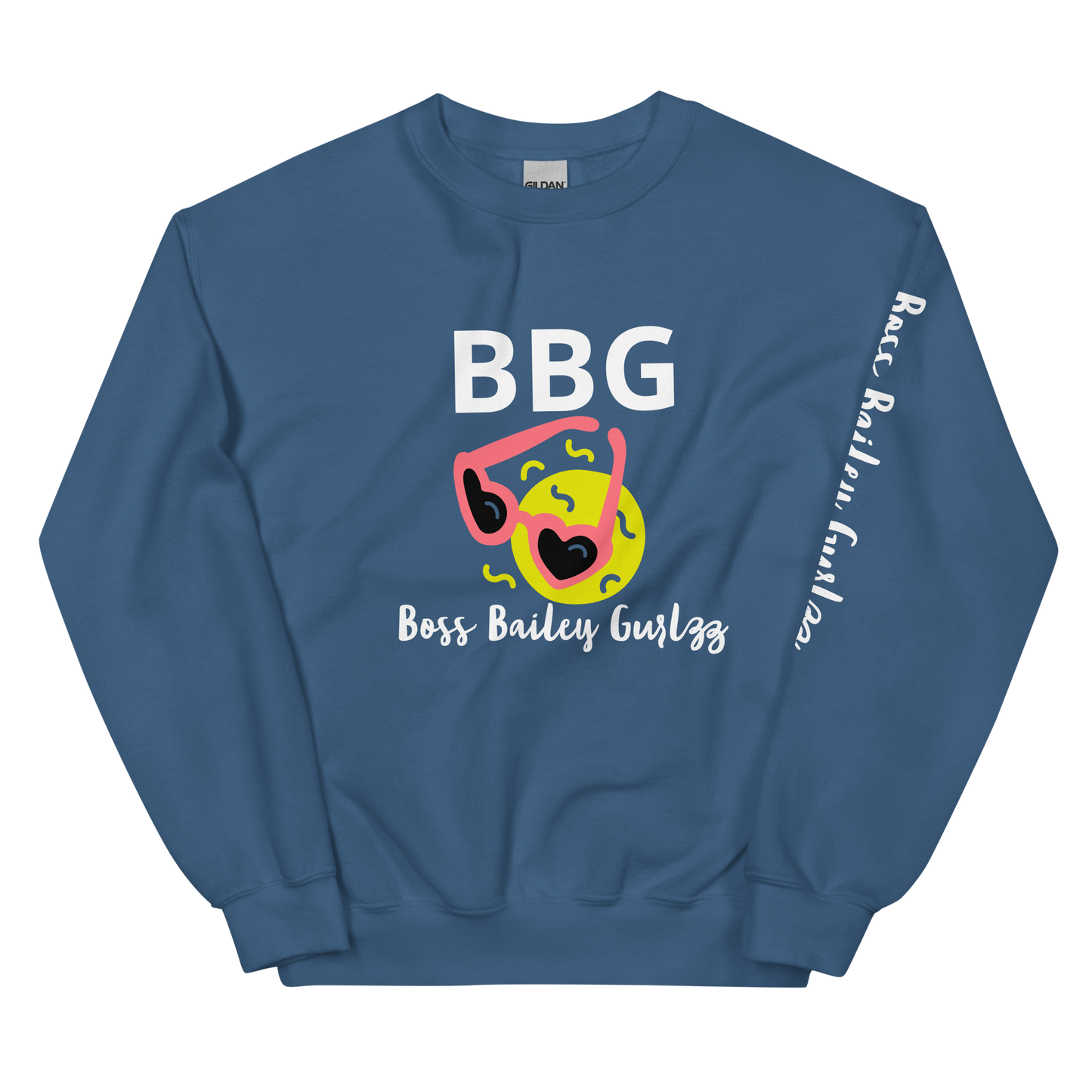 Boss Bailey Gurlzz Heart Emoji Unisex Sweatshirt