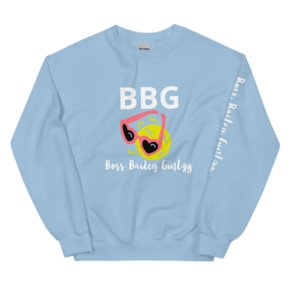 Boss Bailey Gurlzz Heart Emoji Unisex Sweatshirt