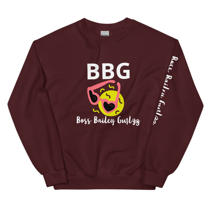 Boss Bailey Gurlzz Heart Emoji Unisex Sweatshirt