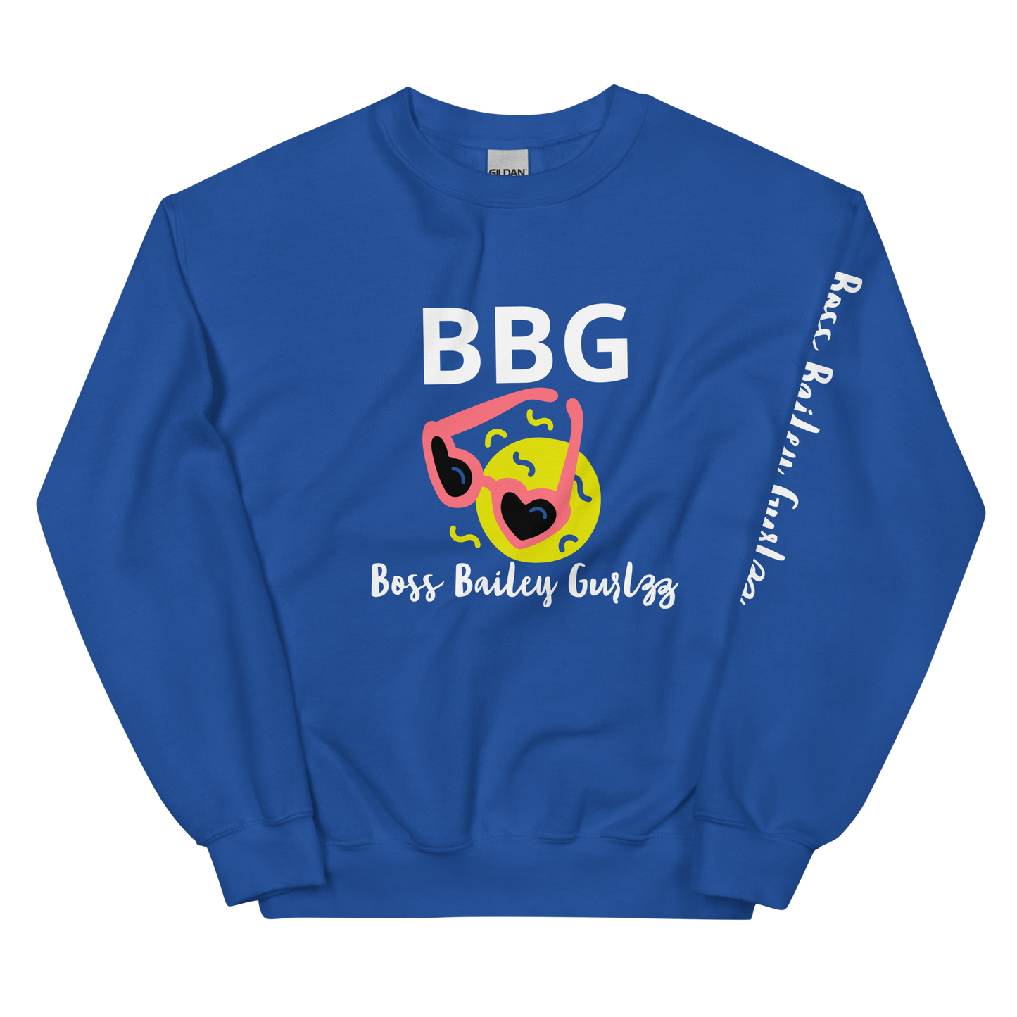Boss Bailey Gurlzz Heart Emoji Unisex Sweatshirt