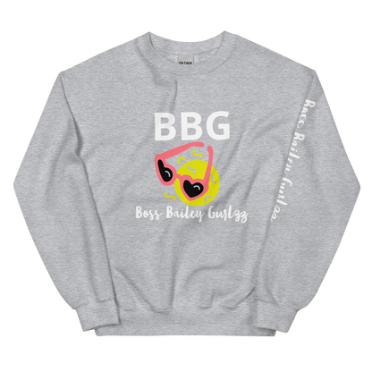 Boss Bailey Gurlzz Heart Emoji Unisex Sweatshirt