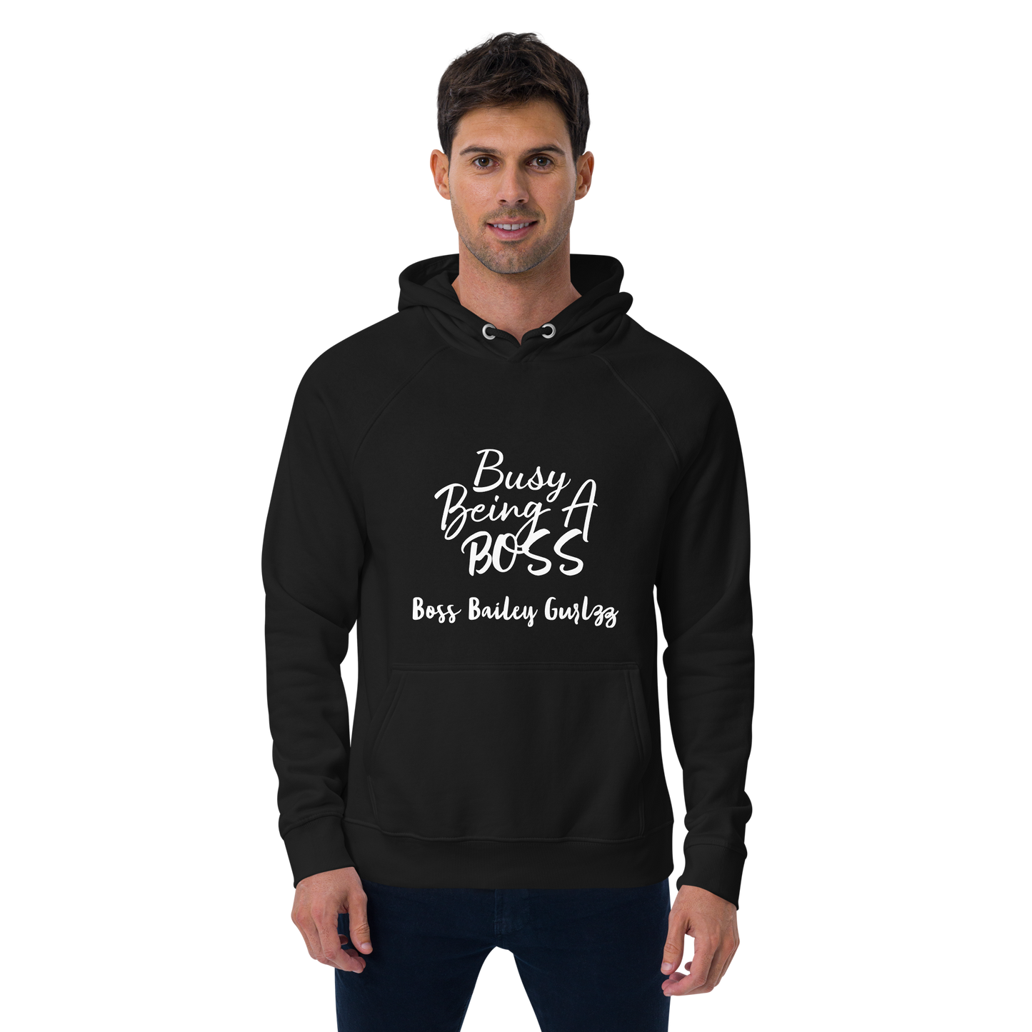 Boss Bailey Gurlzz Unisex eco raglan hoodie