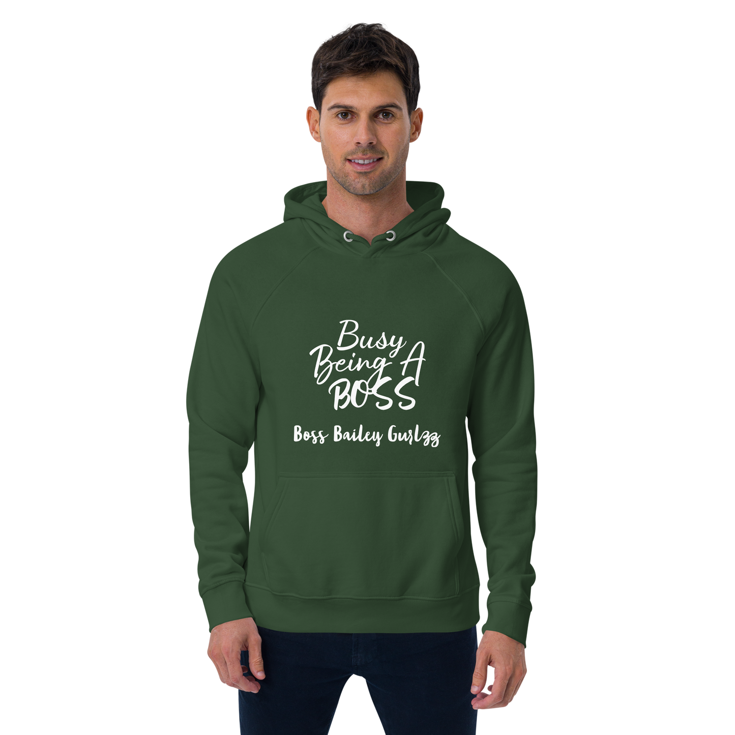 Boss Bailey Gurlzz Unisex eco raglan hoodie