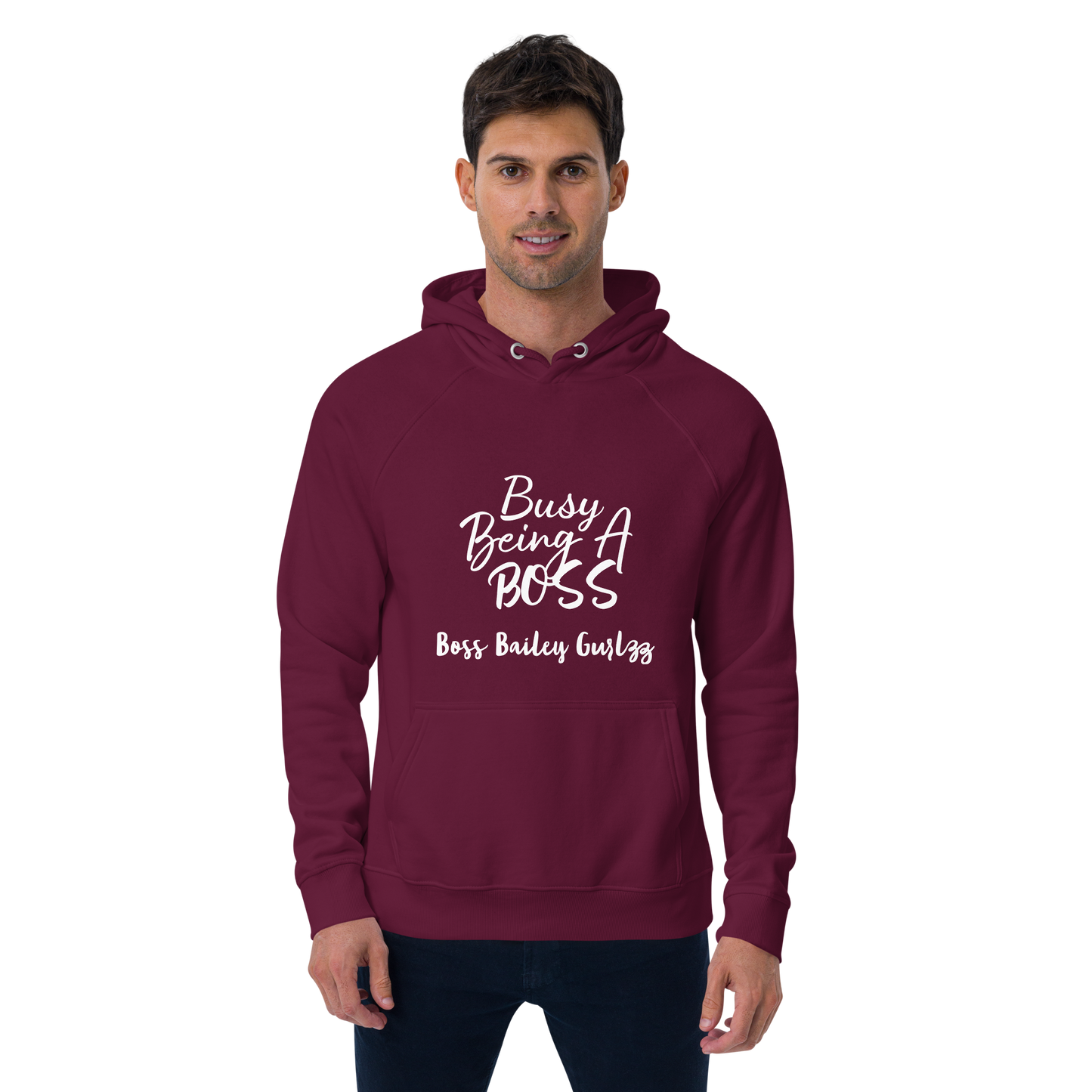 Boss Bailey Gurlzz Unisex eco raglan hoodie