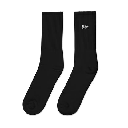 Boss Bailey Gurlzz Black Embroidered Socks