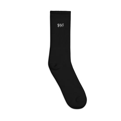 Boss Bailey Gurlzz Black Embroidered Socks