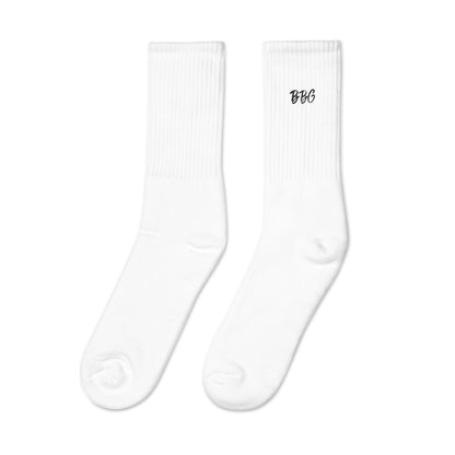 Boss Bailey Gurlzz White Embroidered Socks