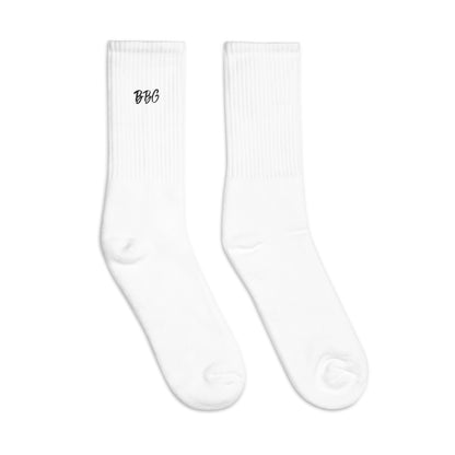 Boss Bailey Gurlzz White Embroidered Socks